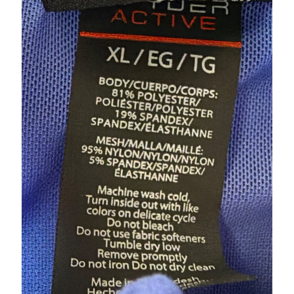 Spyder Active Jacket Women XL Blue Zip Up Activewear Outdoor Pockets Thumb Holes - Picture 6 of 8